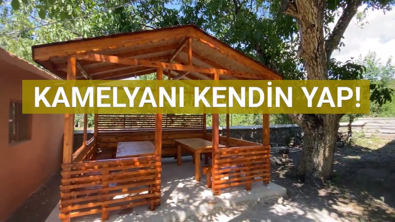 KAMELYA YAPIMI, ÇARDAK YAPIMI - DÜŞÜK MALİYETLE KENDİ KAMELYANI KENDİN YAP !