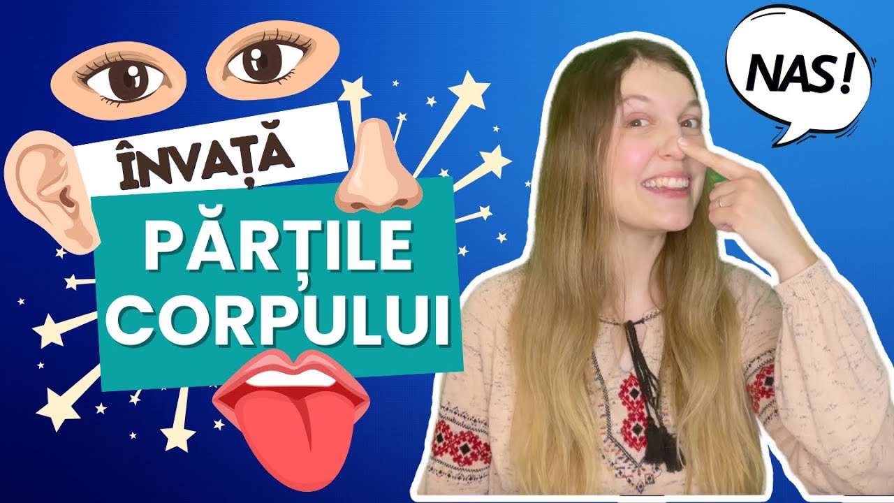 &Icirc;nvață PĂRȚILE CORPULUI prin joacă, poezii, c&acirc;ntece și povești | Mama Ioana