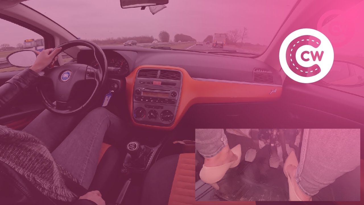 ✳️2006 FIAT GRANDE PUNTO 1.4L petrol 95HP (70kW) TEST DRIVE POV RIDING SHOTGUN WOMAN REVVING CarASMR