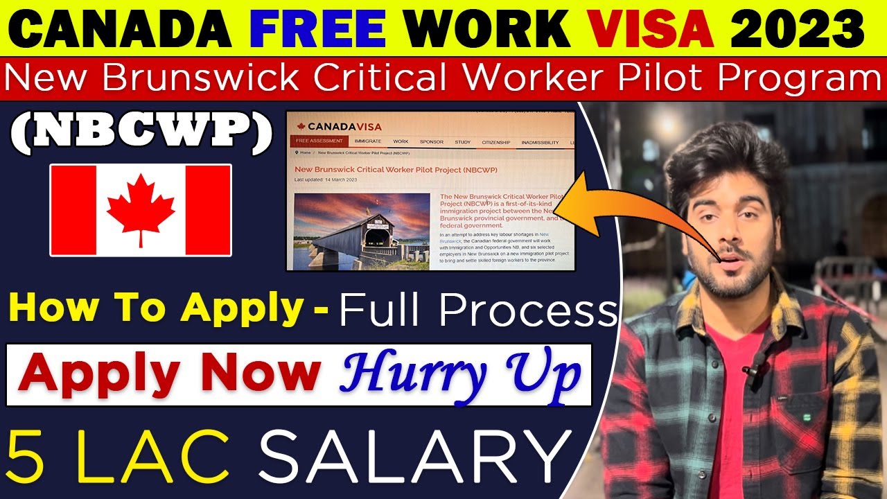 How to Apply Canada Free Visa In 2023 | New Brunswick Critical Worker Pilot | Canada Free Work Visa