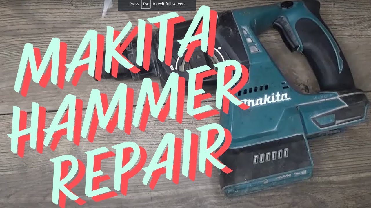 Очистка ремонтного патрона Makita DHR242 - Как починить механизм патрона SDS