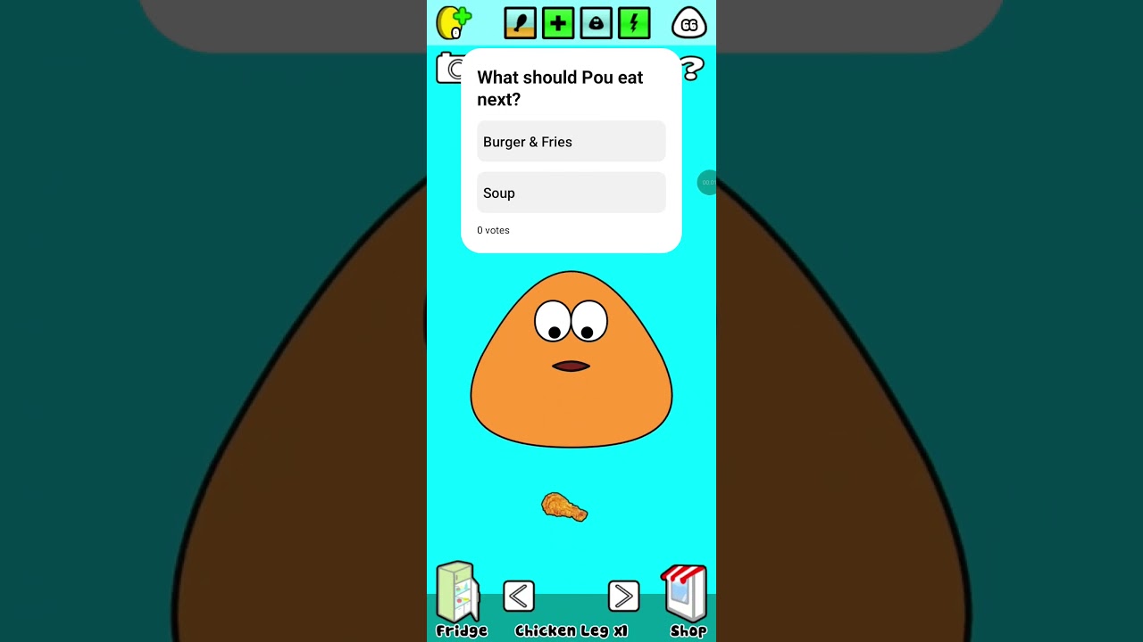 You Choose Pou’s Next Meal! 🍔🍟 vs Soup 🥣