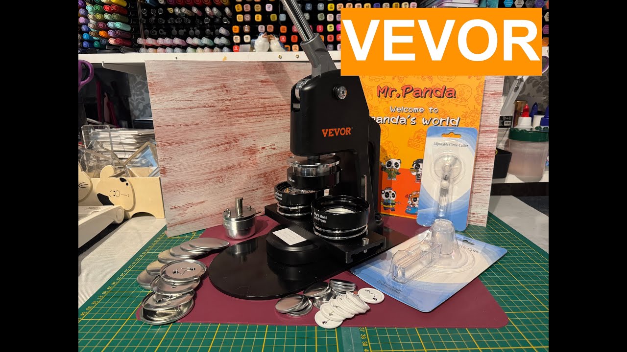 #VEVOR Button Maker 58er + 32er , aus Metall eine sehr hochwertige Buttonmaschine, Button Press
