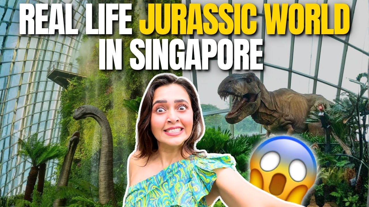 Real Life Jurassic World in Singapore @Tejasswi Prakash