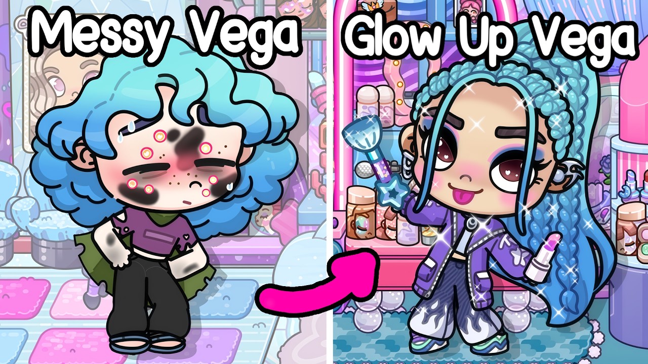The Secret K-pop Makeover Salon | Vega’s Magical Transformation | Avatar World | Pazu