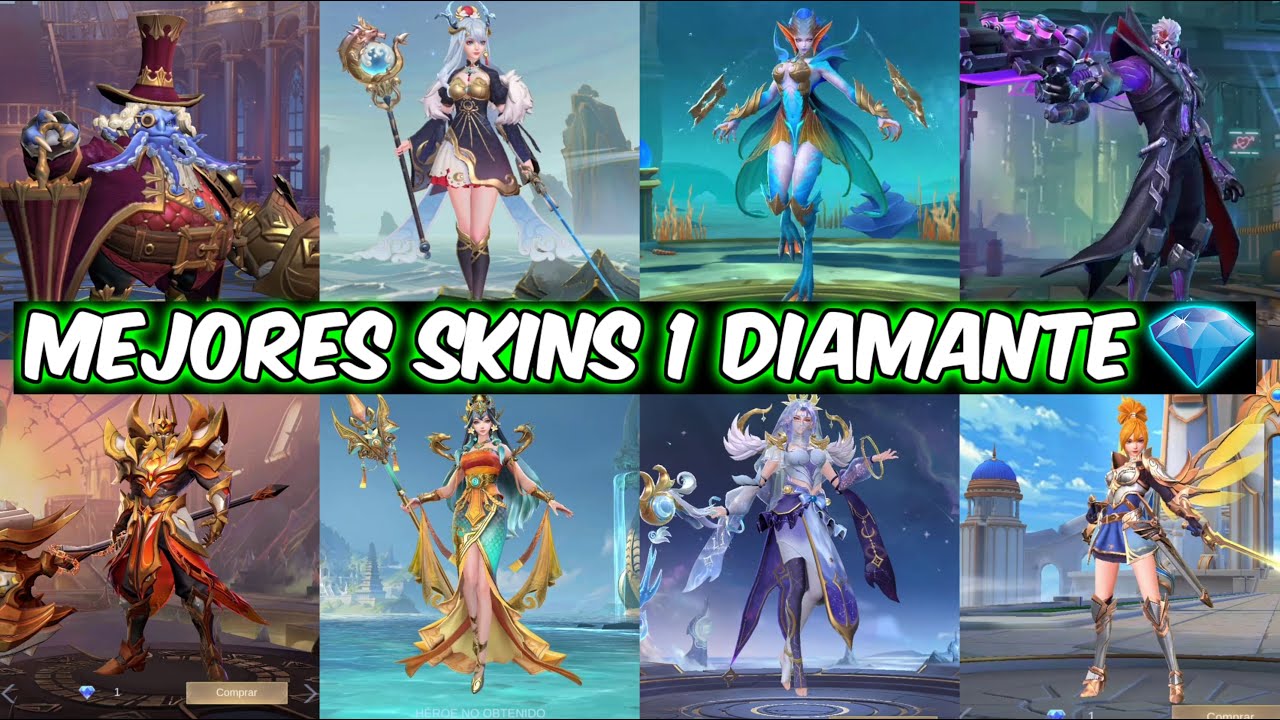 +12 MEJORES SKINS EPICAS POR 1 DIAMANTE AZUL! PROMODIAMANTES MEGA VENTA NOVIEMBRE 2025