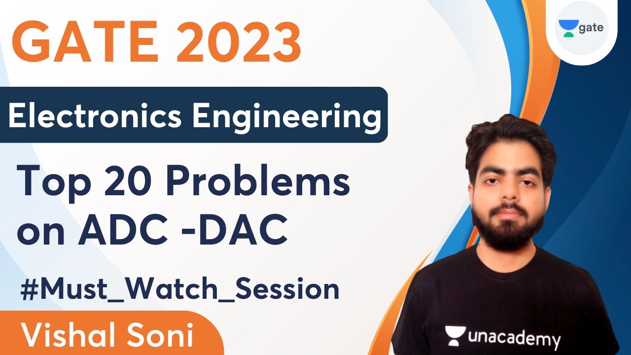 Top 20 Problems on ADC -DAC | Vishal Soni | Kreatryx GATE