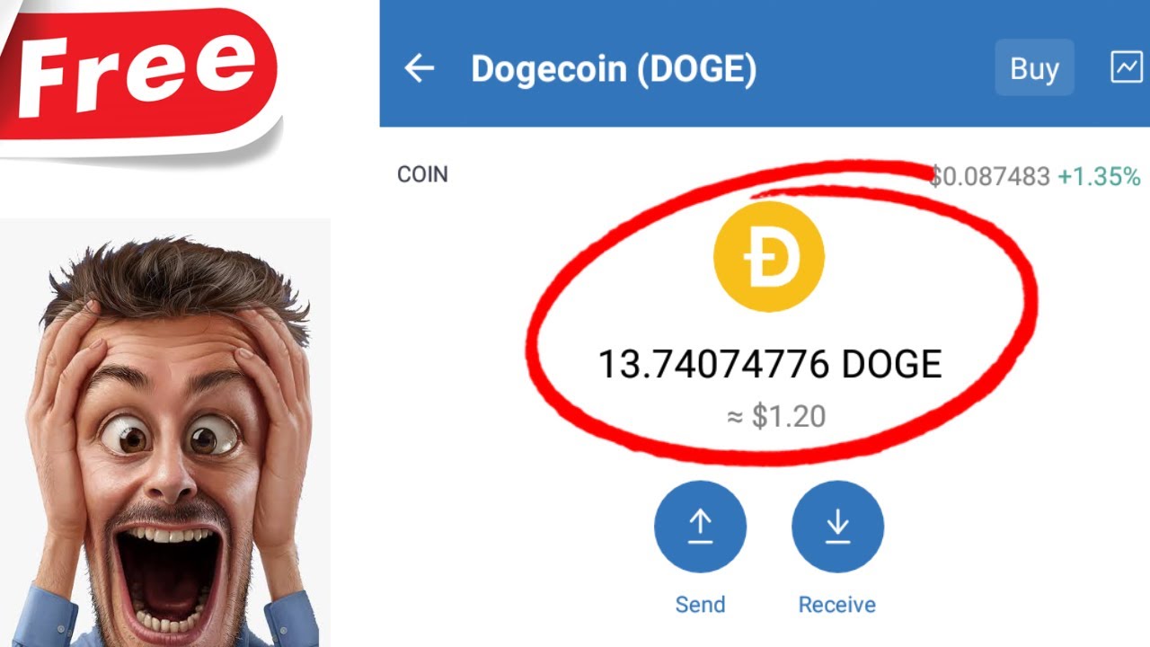 Free Dogecoin mining in Trust Wallet 💰💰|| Dogecoin mining site 2023 || doge mining cryptocurrency