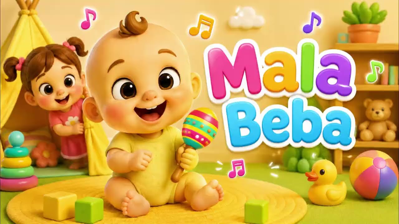 Mala Beba 🍼 | Dječija pjesma za bebe i djecu | Vesela pjesmica za malu djecu