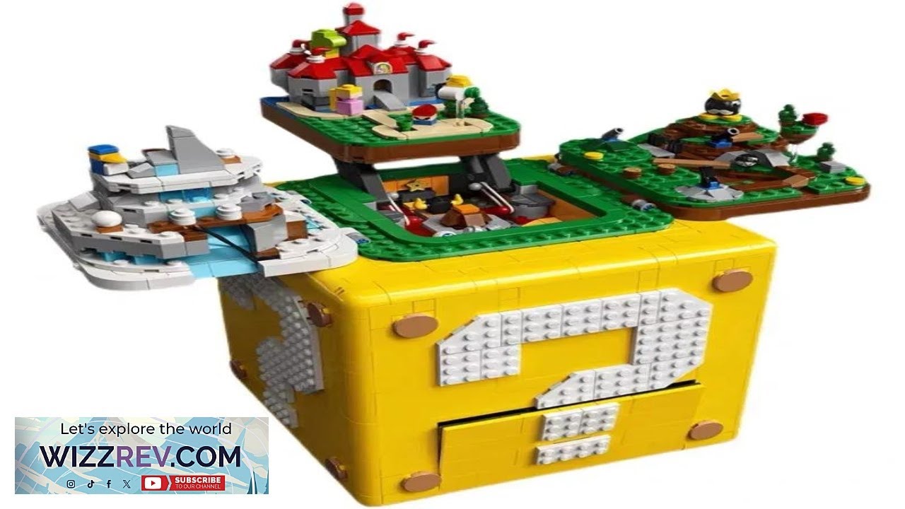 2064 шт. Super Marioed 64 блок с вопросительными знаками, совместимые с игрой 71395 Building Bricks