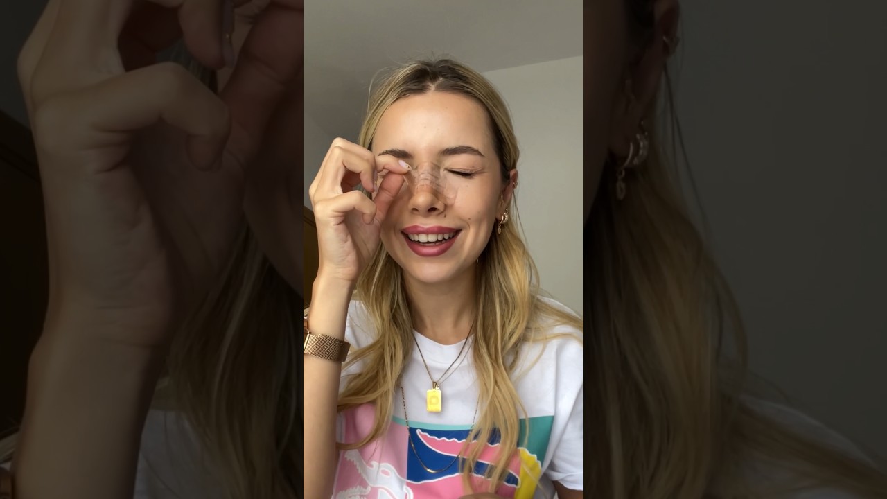 ameliyat sonrası burnumu ilk defa bantsız g&ouml;r&uuml;yorum 🥹🎀