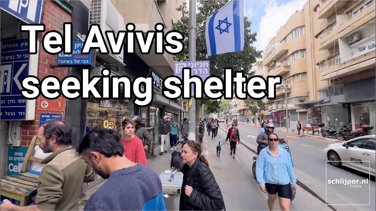 Seeking shelter in Tel Aviv on day 16 of the war