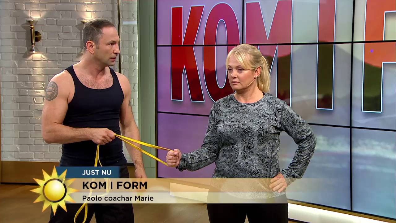 Flirtigt när Paolo hjälper Marie - Nyhetsmorgon (TV4)
