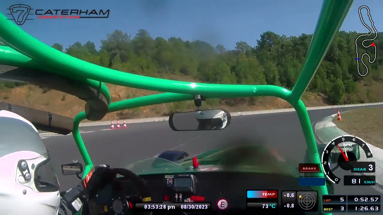 2023-08 - Caterham 420R @ Pole mécanique Alès - 1er solo