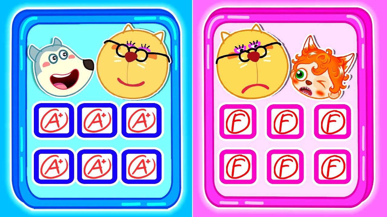 Secret Bad Grades Basement 🤫 Don't Hide Your Grades 📚 Kids Cartoon | Moro Learning World