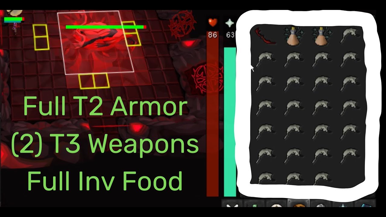 [OSRS] Corrupted Gauntlet - Full T2 Armor, (2) T3 Weapons, Full Inv Food PREP GUIDE