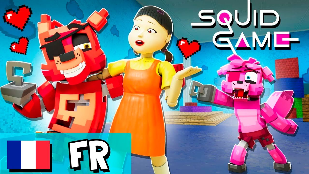 Cache-cache dans Squid Game ! - Among Us, FNAF, Baldi et Bendy! - Version Fran&ccedil;aise