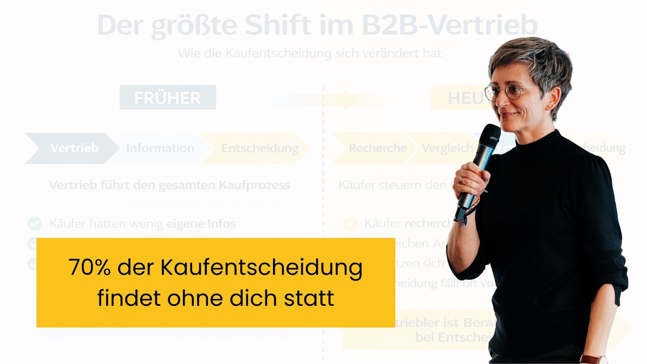 70% der Kaufentscheidung findet ohne dich statt