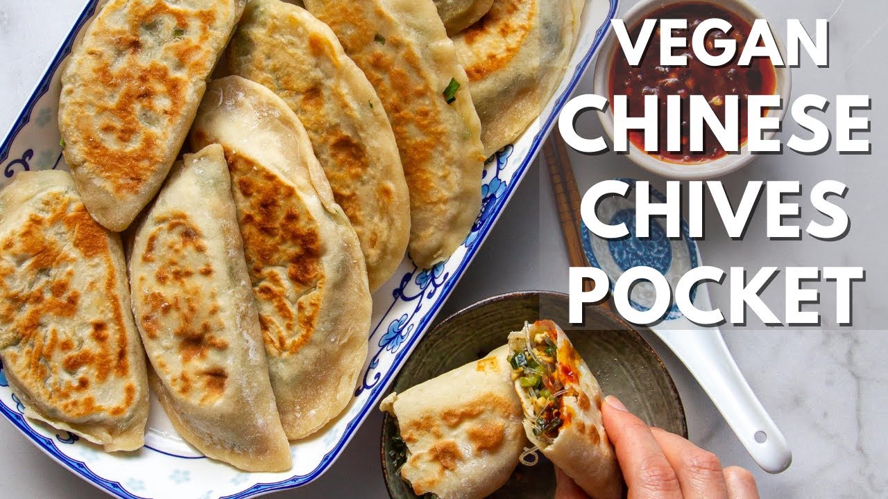 Delicious Chinese Chives Pockets '美味的素韭菜盒子'