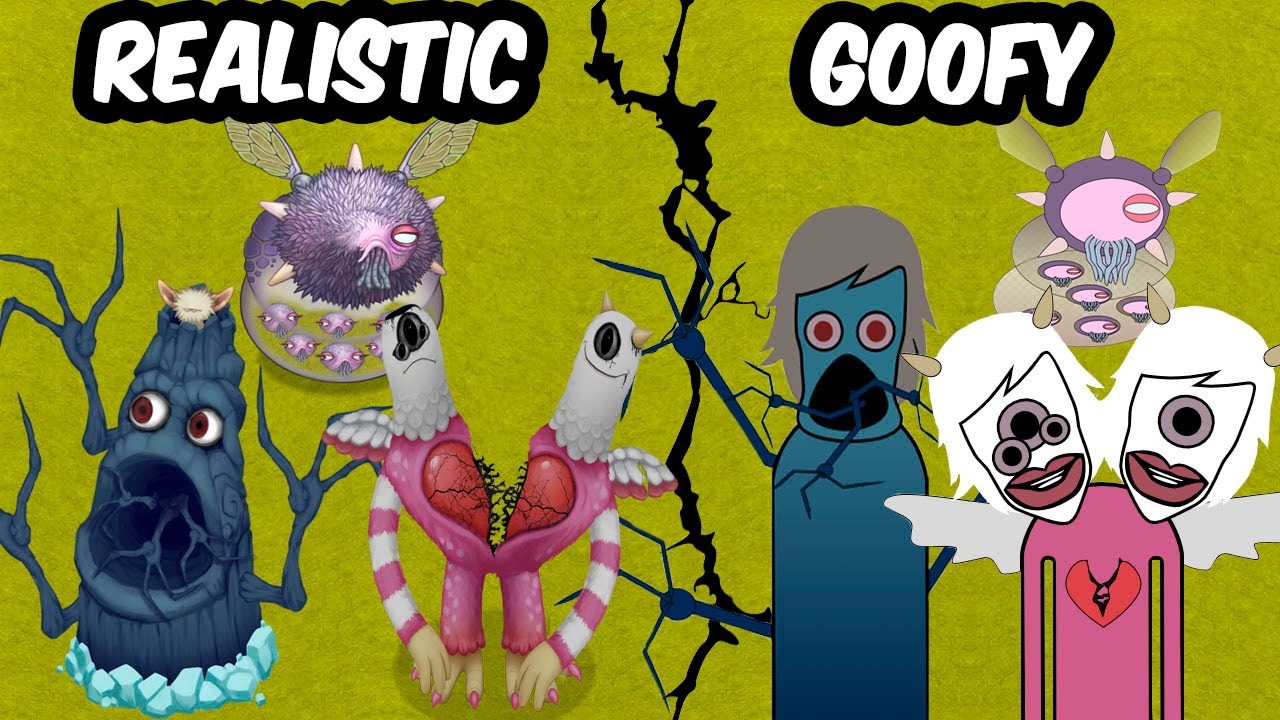 MonsterBox DEMENTED DREAM ISLAND with SHLEP, SCHMOOCHLE, KNOTTSHURR TREE | MSM TLL Incredibox