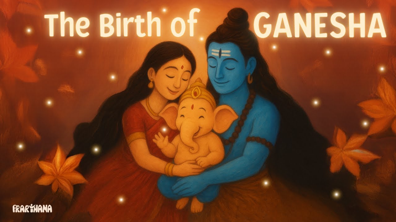 The Birth of Ganesha – Prarthana for Kids | गणेश जन्म कथा | Ganpati Story for Children