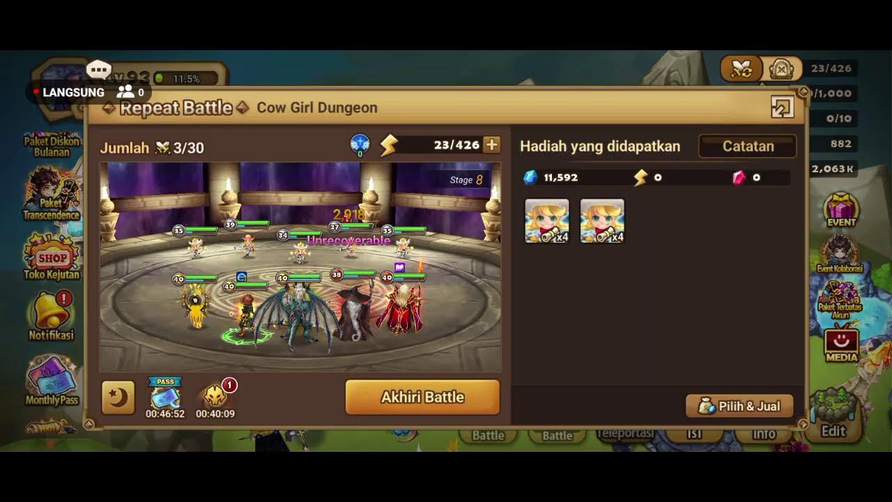 Summoners war area