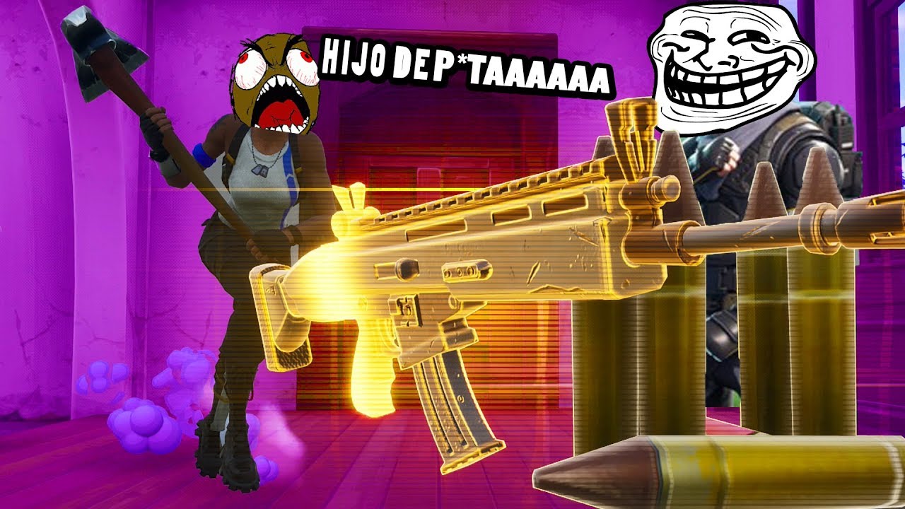 TROLLEO SE VUELVE LOCO POR QUITARLE SUS OBJETOS EN FORTNITE