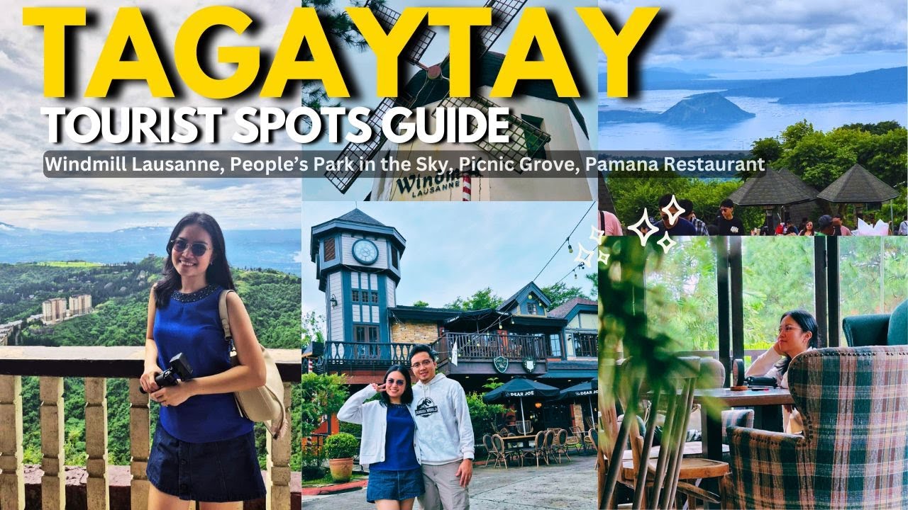 TAGAYTAY VLOG 🌲 Windmill Lausanne, People's Park in the Sky, Picnic Grove, Pamana Restaurant