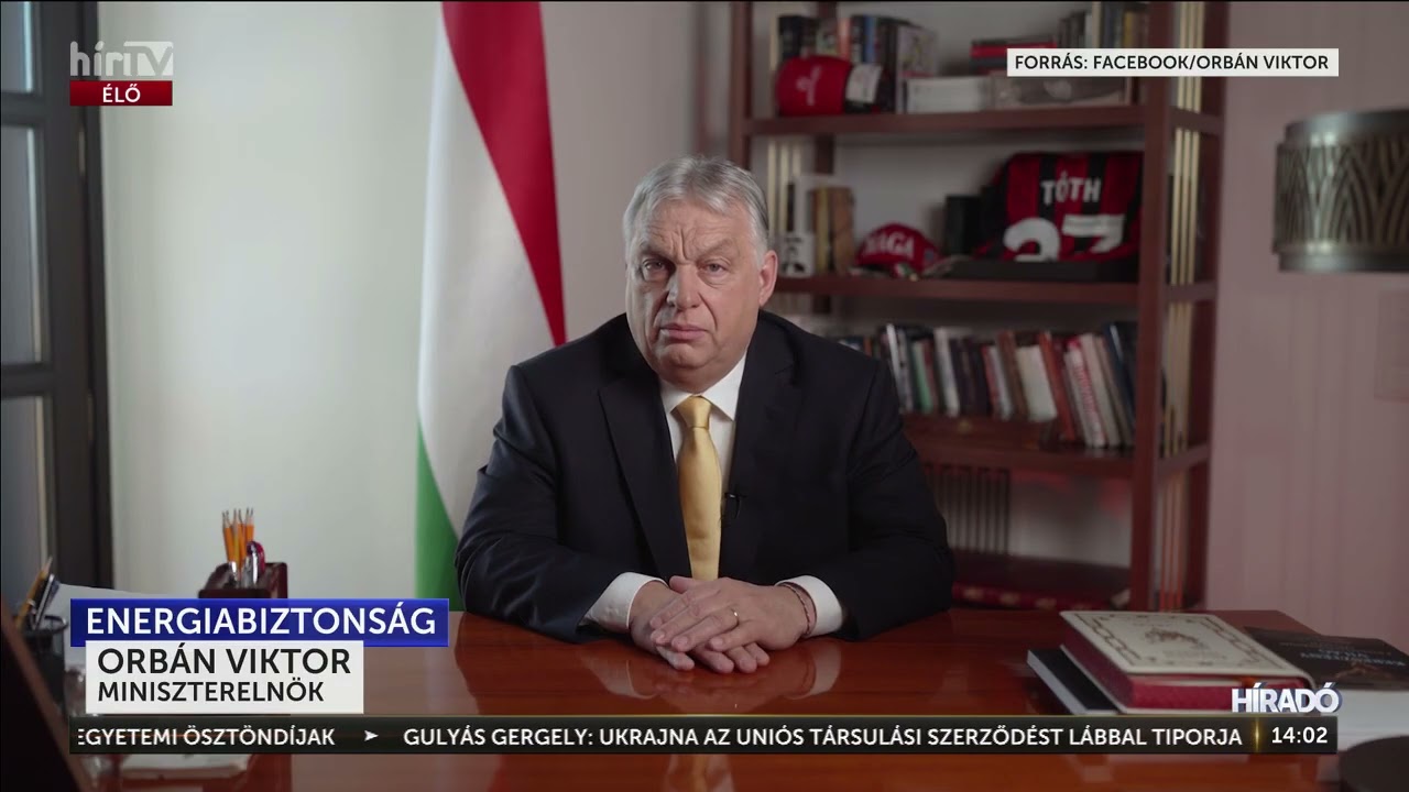 A Barátság kőolajvezeték azonnali megnyitására szólította fel Volodimir Zelenszkijt Orbán Viktor