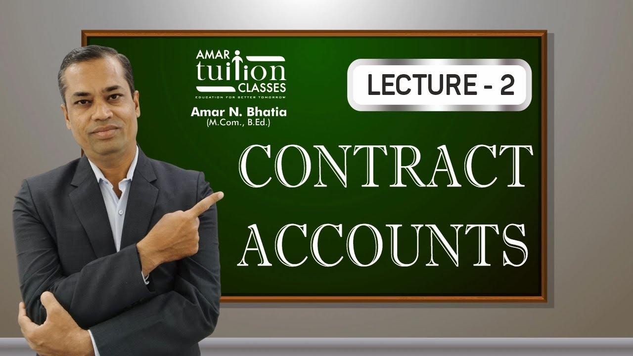 #2 Contract Accounts SY BCom Sem 4 Cost Account | Contract Accounts Gujarat University | Kutch Uni |