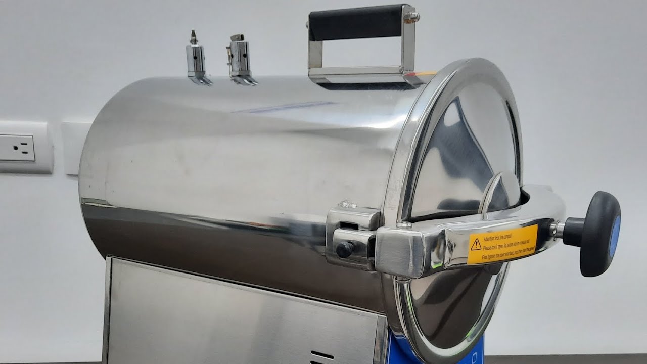 Cómo usar el esterilizador a vapor de mesa.