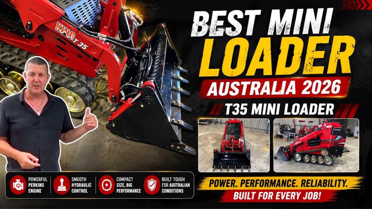 T35 Mini Loader Demo | T35 Mini Skid Steer Review | Best Mini Loader Australia 2026