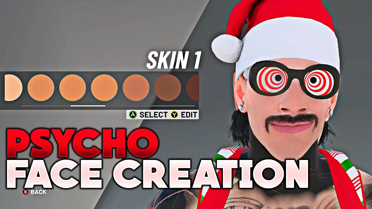 NBA 2K20 CHEESY PSYCHO FACE CREATION CHEESER TRY HARD FACE SCAN KingSuperior