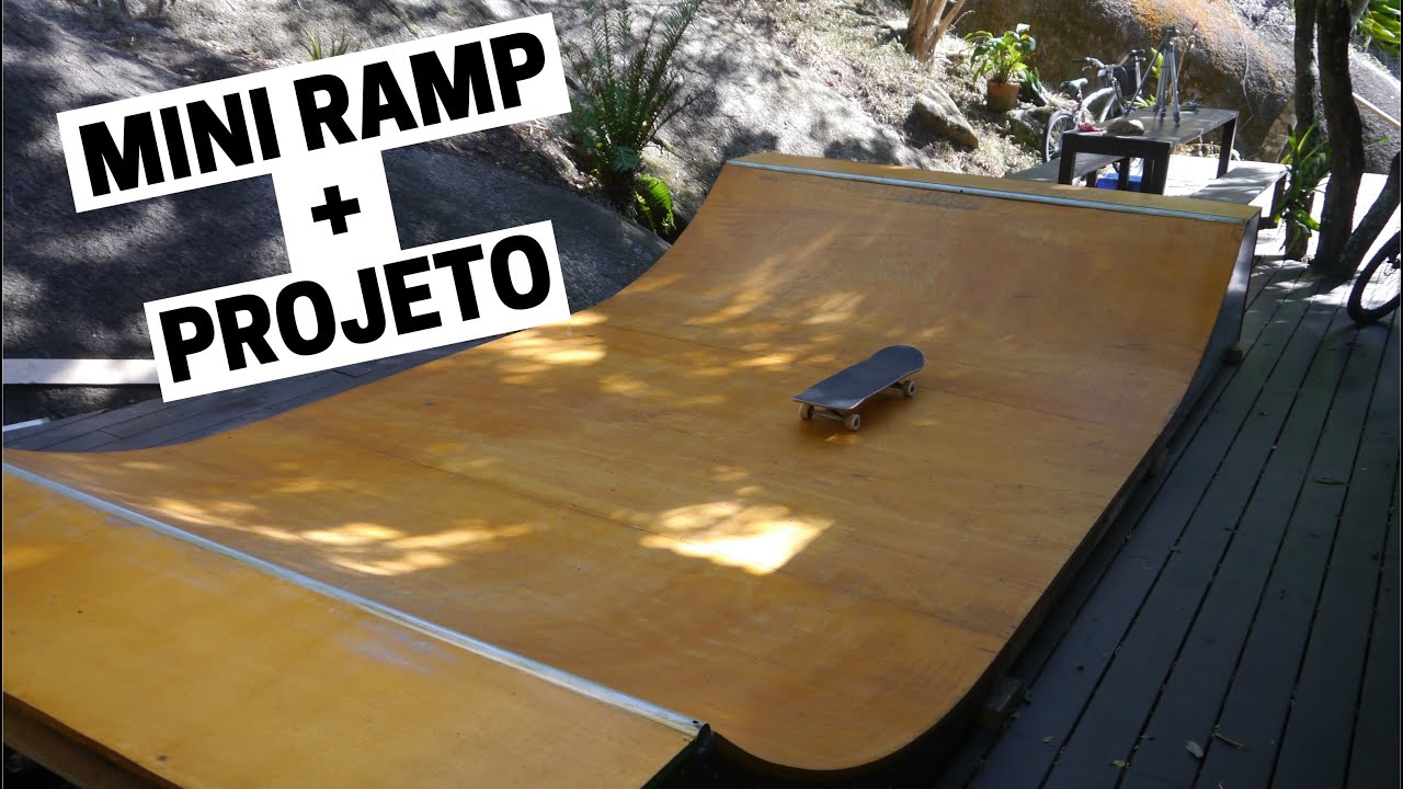 Como Construir sua MINI RAMP em Casa + Projeto