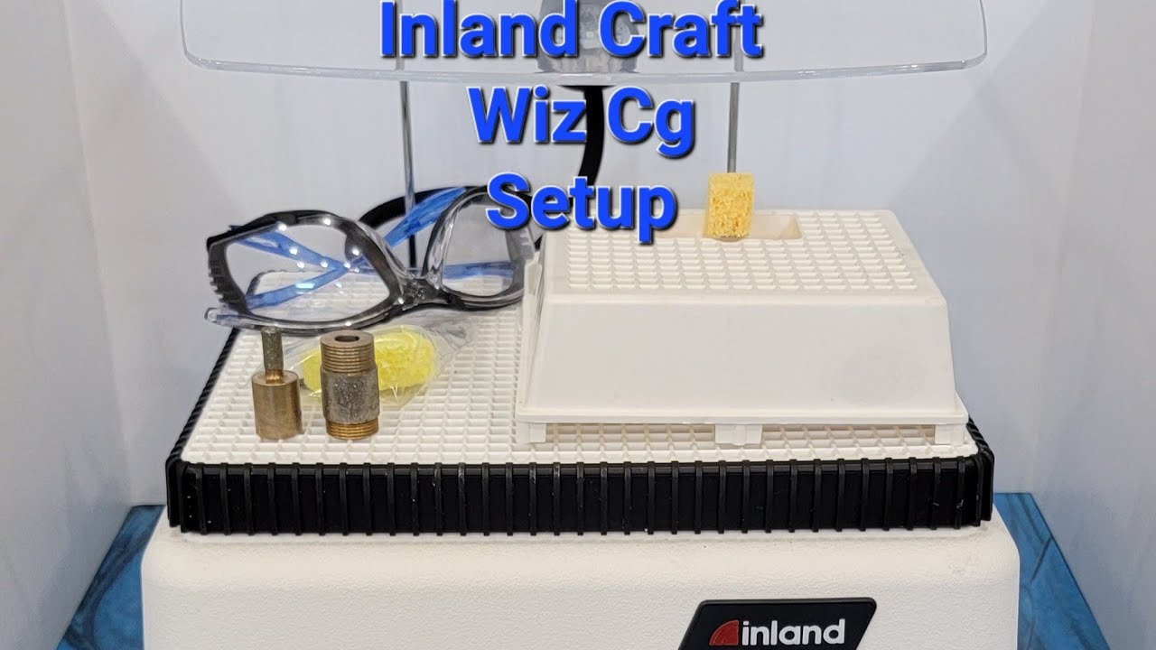 Wiz CG Glass Grinder Set Up and Demo.