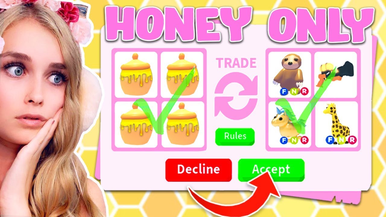 TRADING HONEY ONLY  In Adopt Me! (Roblox)