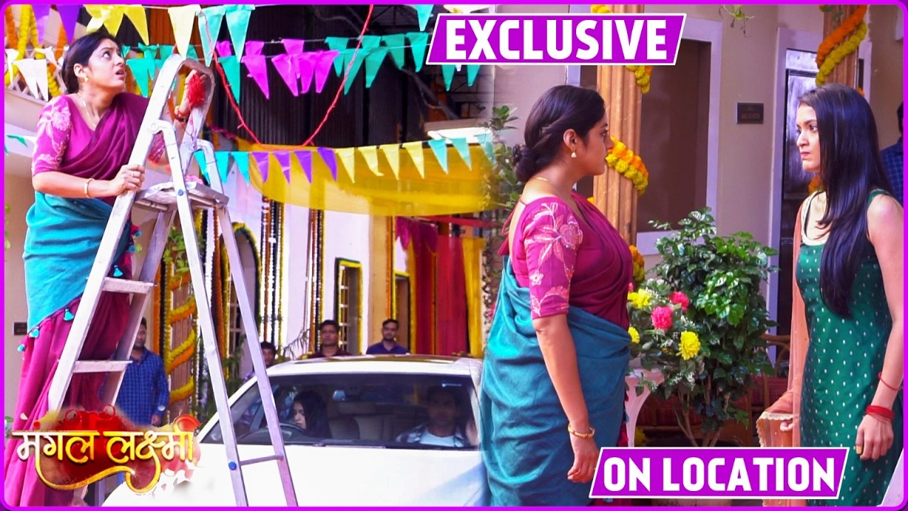 Mangal lakshmi On Location: Mangal Ne Lagaye Raste Par Light, Ishana Ne Ki Mangal Ki Insult