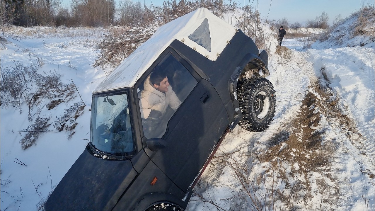 Зимний #OFFROAD с новым штурманом на старой Suzuki Vitara
