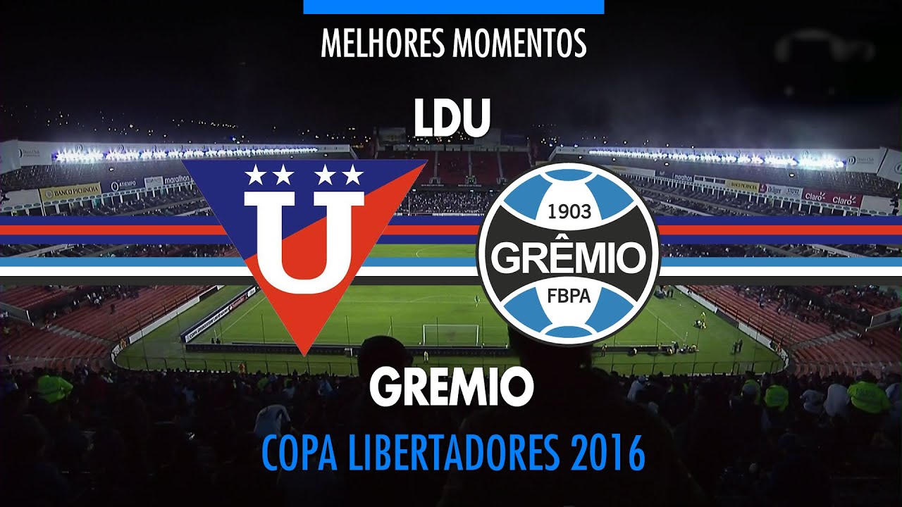 Melhores MOmentos - LDU 2 x 3 Grêmio - Libertadores - 13/04/2016