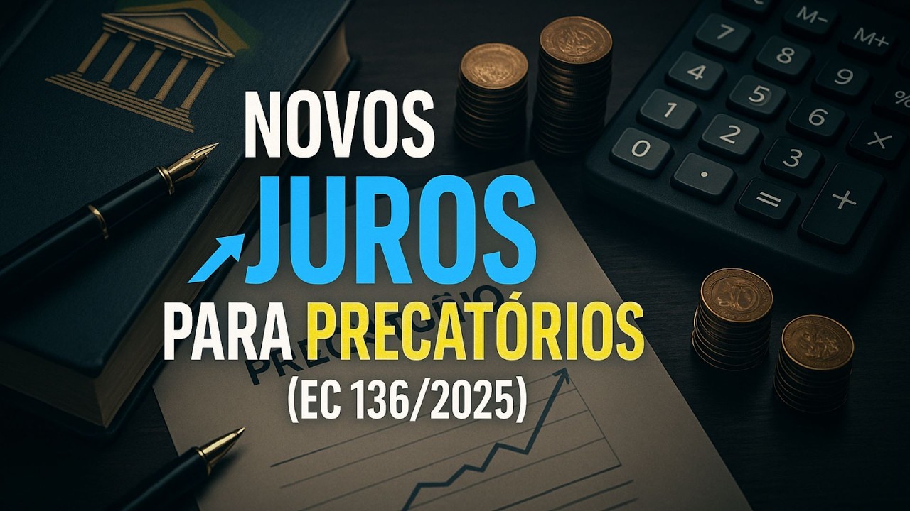 Novos juros em dívidas da Fazenda Pública. EC 136/2025 #precatórios #enam