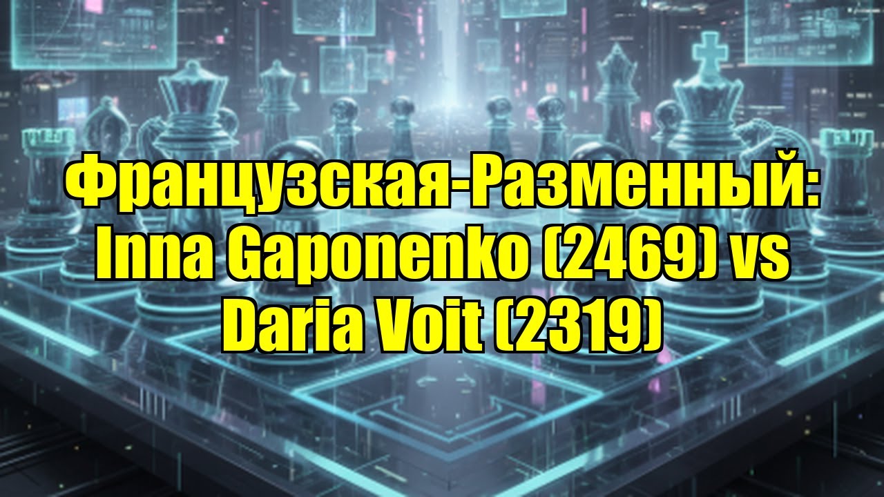 Французская-Разменный: Inna Gaponenko (2469) vs Daria Voit (2319)