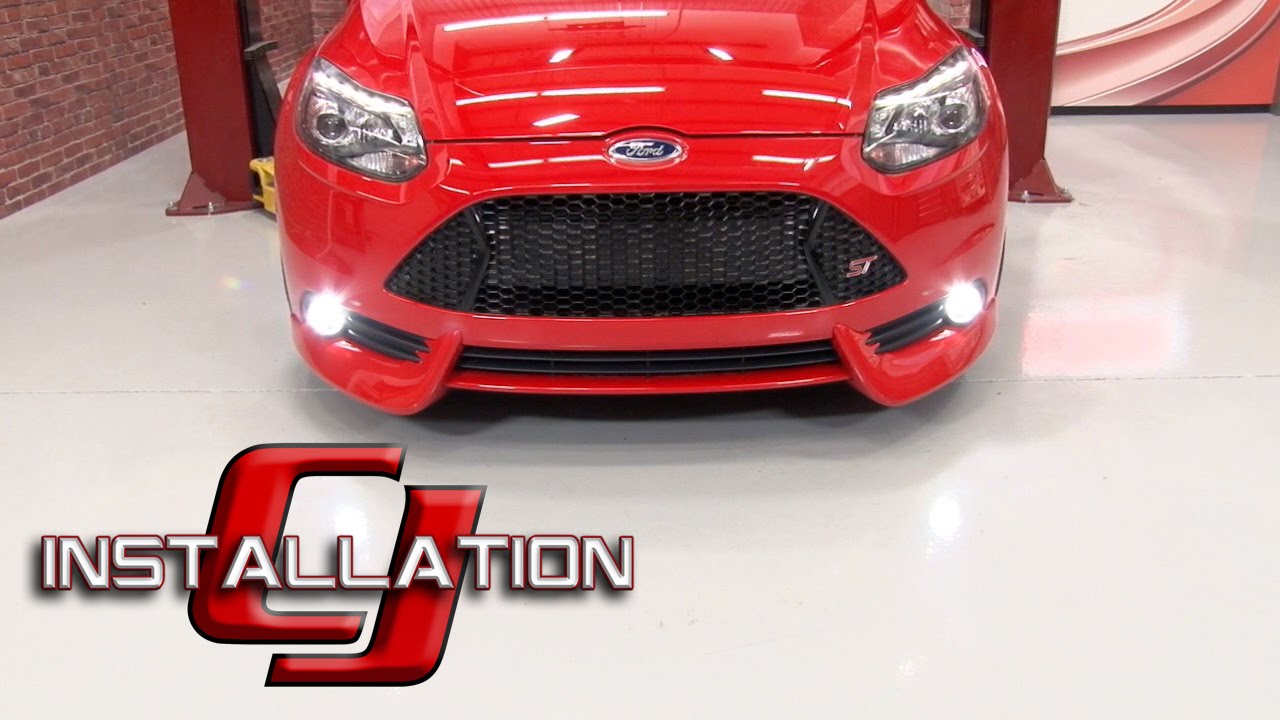 Focus ST/Fiesta ST Diode Dynamics Fog LED Luxeon w/Projector Housing 2013-2014/2014-16 Installation