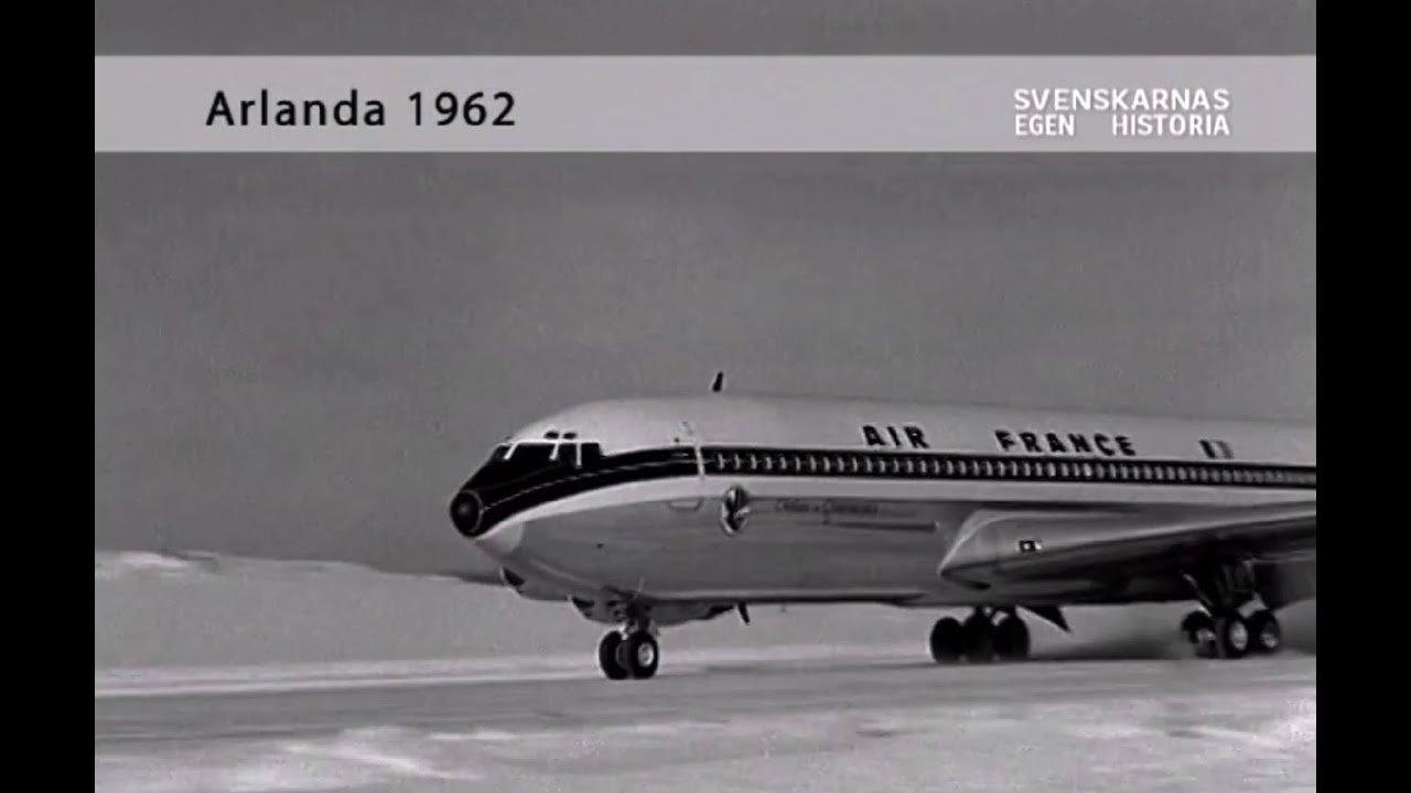 Stockholm Arlanda Airport. 1962