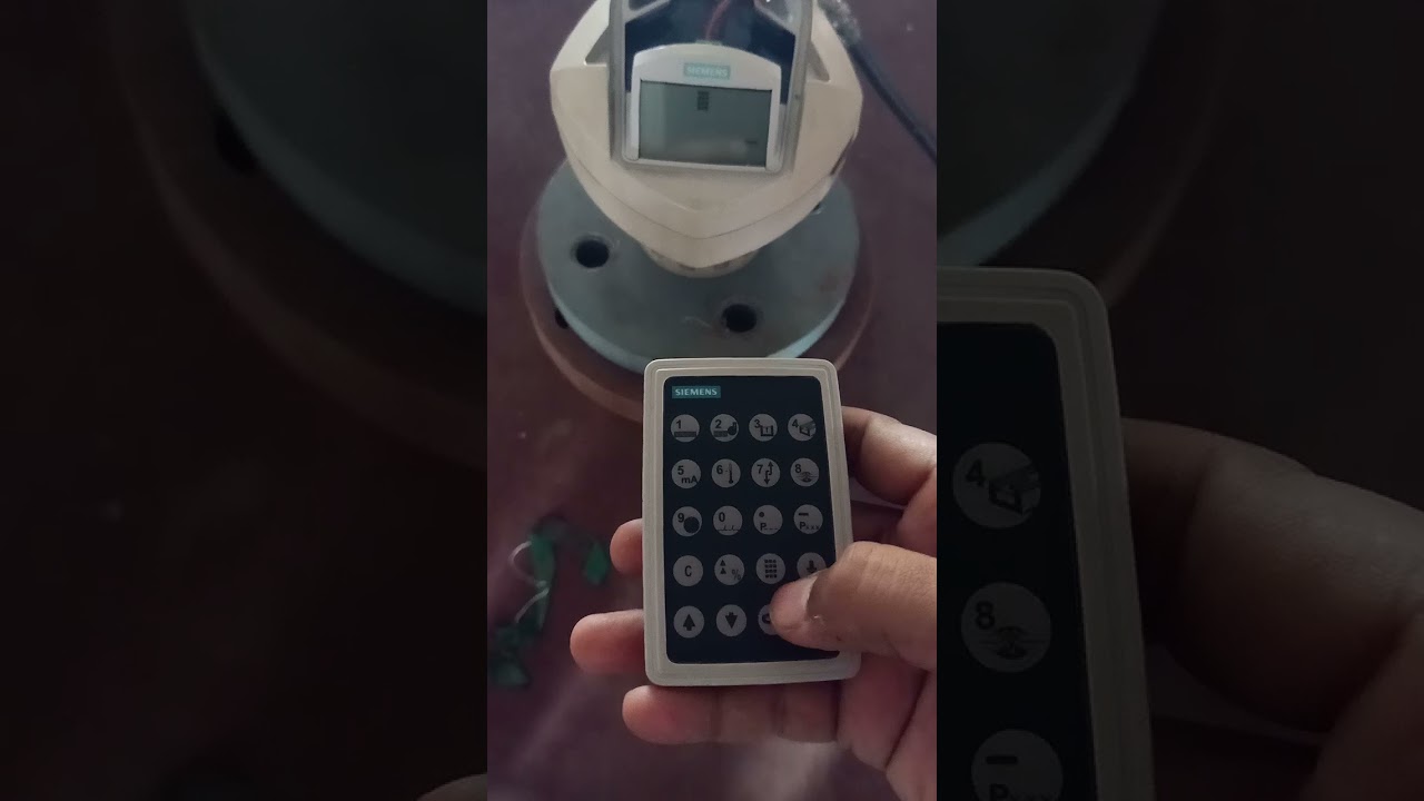 siemens ultrasonic level transmitter calibration and setting