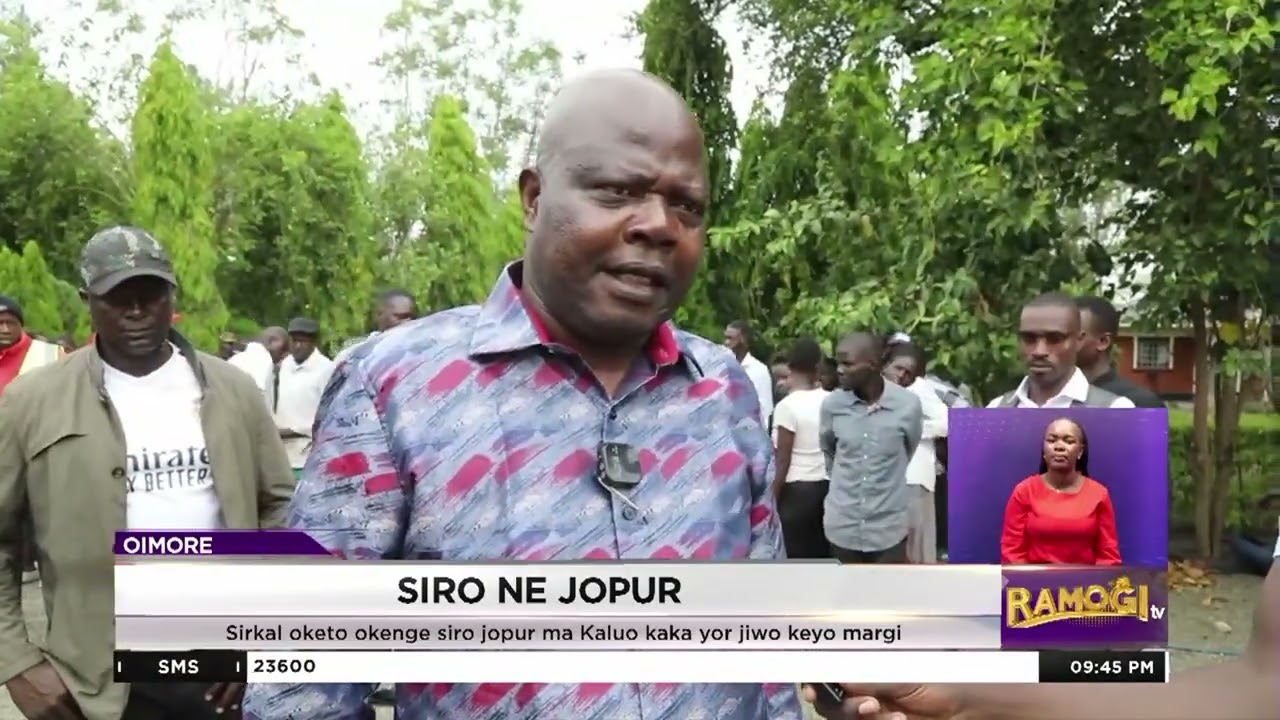 Sirkal oketo okenge mag siro jopur ma Kaluo kak yor jiwo keyo margi