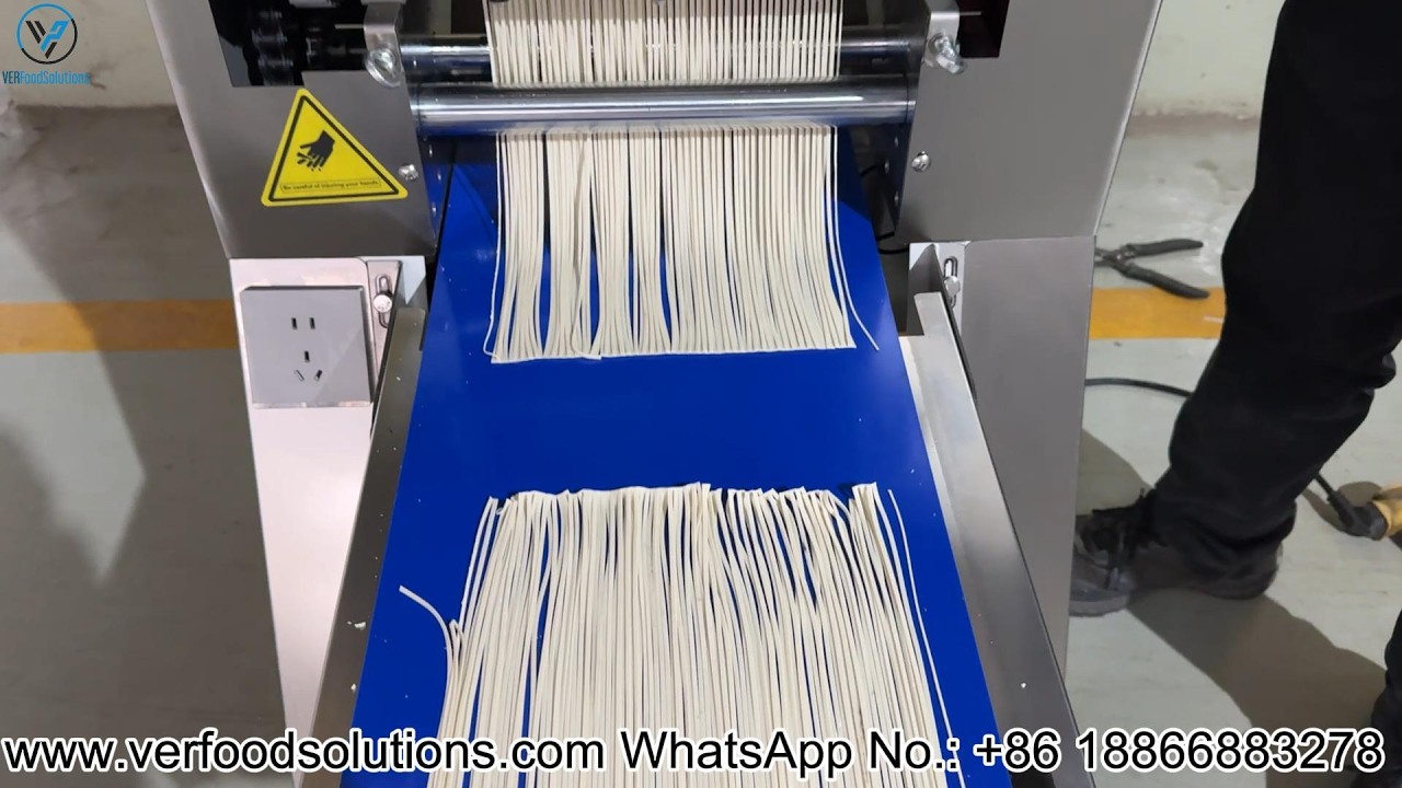 VERFOODSOLUTIONS Ramen Noodle Machine Test for Belarusian Customer