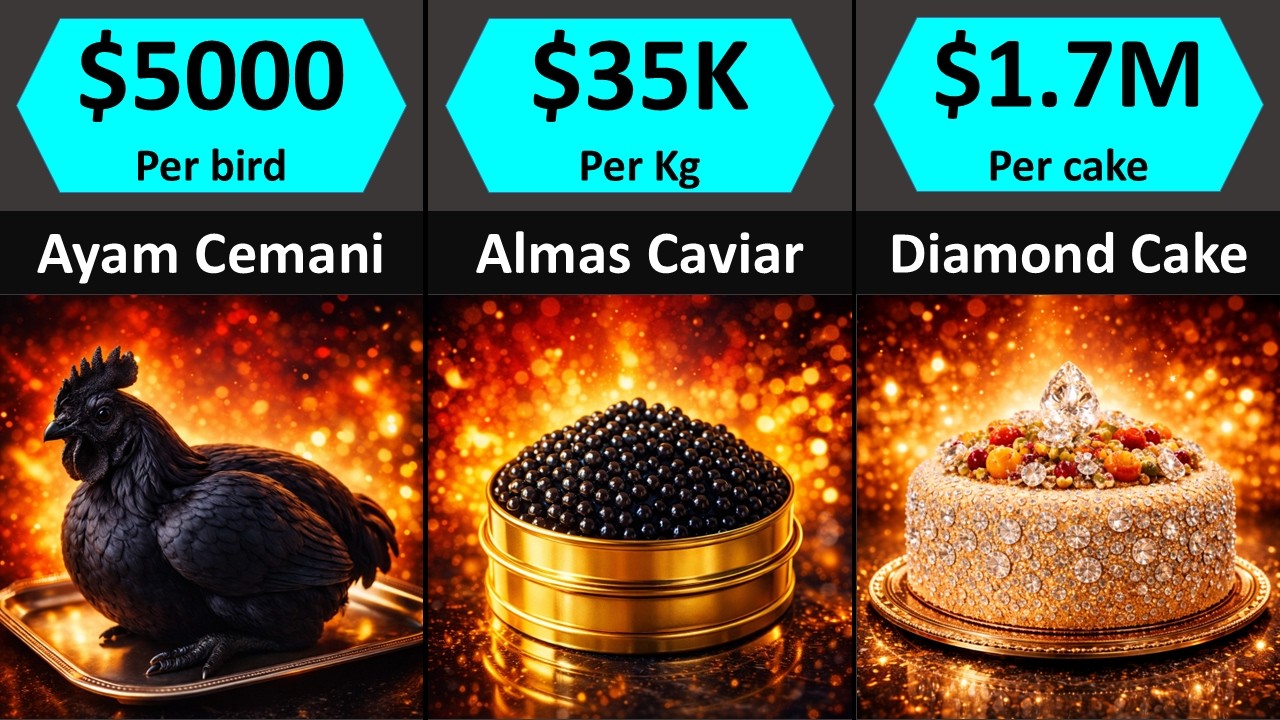 Самые дорогие продукты питания в мире (сравнение цен)