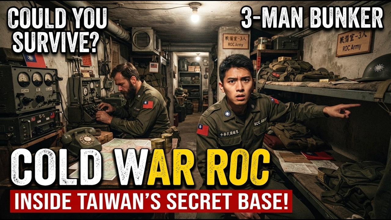 Could You Survive Here? Inside a 3-Man Cold War ROC Bunker