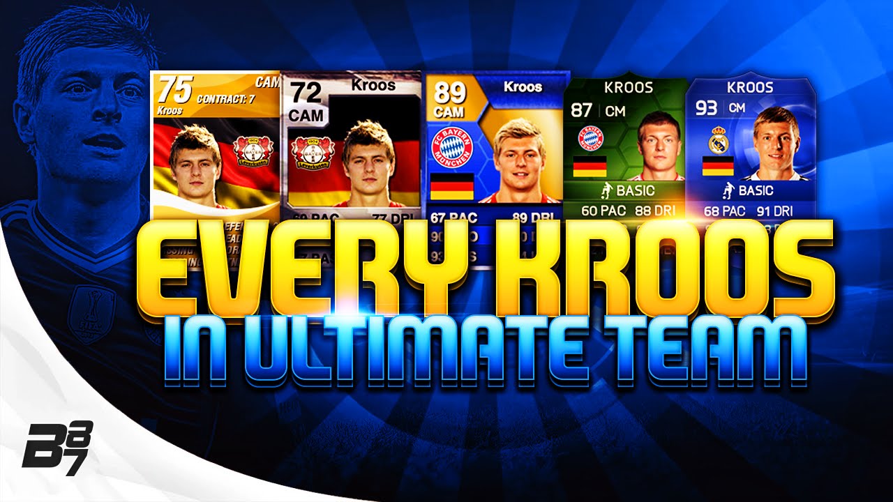 EVERY TONI KROOS CARD ON FIFA ULTIMATE TEAM!