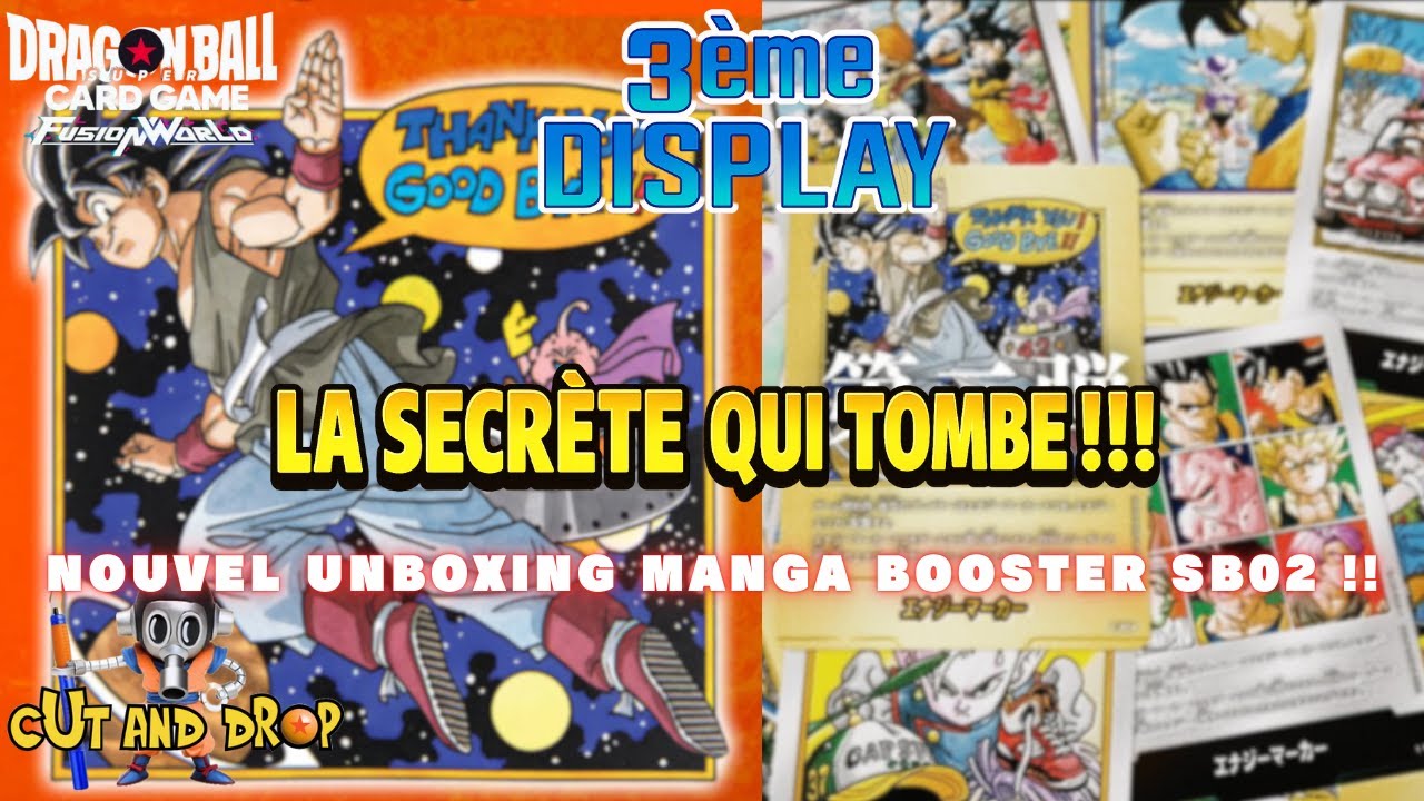 MANGA BOOSTER SB02 ! 3ÈME UNBOXING ! LA SECRÈTE QUI TOMBE !